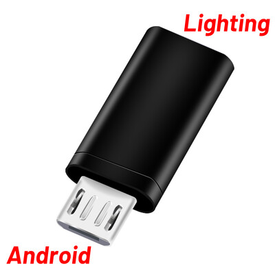 За 8Pin Lightning Female към Micro USB/Type C Male SYNC Charge Converter Adapter за iPhone Кабел към Xiaomi Huawei Android телефон