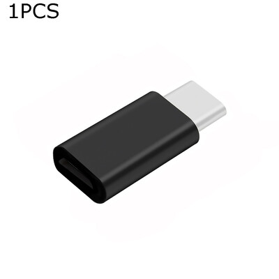 1/5 vnt. Naujas mikro USB lizdas su C tipo kištuku adapterio keitiklis Micro-B į USB-C jungtį įkrovimo adapterio mobiliojo telefono priedai
