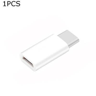 1/5 vnt. Naujas mikro USB lizdas su C tipo kištuku adapterio keitiklis Micro-B į USB-C jungtį įkrovimo adapterio mobiliojo telefono priedai