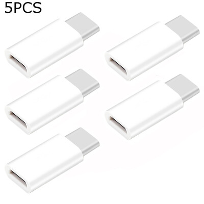 1/5 vnt. Naujas mikro USB lizdas su C tipo kištuku adapterio keitiklis Micro-B į USB-C jungtį įkrovimo adapterio mobiliojo telefono priedai