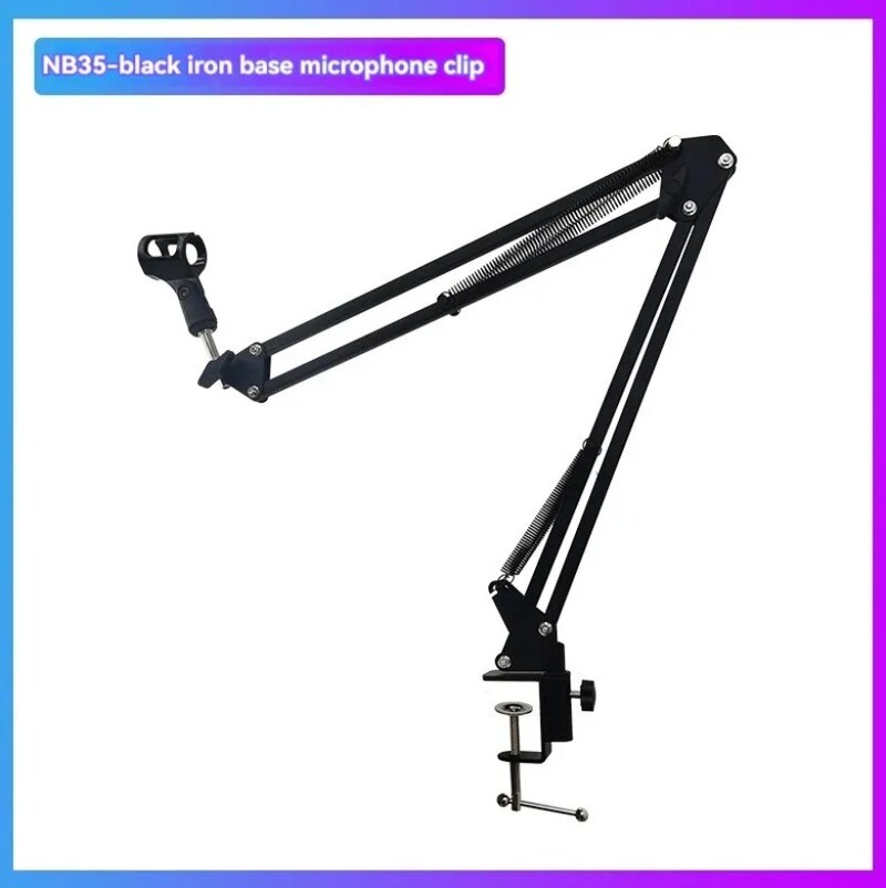 Stalak za škare za mikrofon, stolni držač kopče za mikrofon, stativ Konzolni nosač uživo Nosač mikrofona, produživ