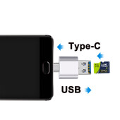 USB OTG tip c adapter za čitač memorijske kartice univerzalni tip-c USB TF čitač SD kartice za telefon računalo prijenosno računalo