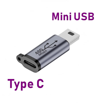 Aluminijski mini USB tip C adapter mikro USB USB-C OTG prijenos podataka pretvarač punjenja za kameru telefon tablet prijenosno računalo U disk