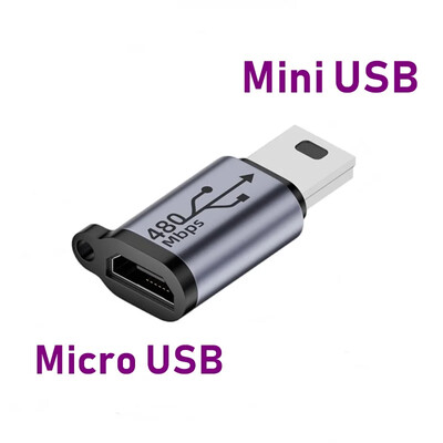 Aluminijski mini USB tip C adapter mikro USB USB-C OTG prijenos podataka pretvarač punjenja za kameru telefon tablet prijenosno računalo U disk