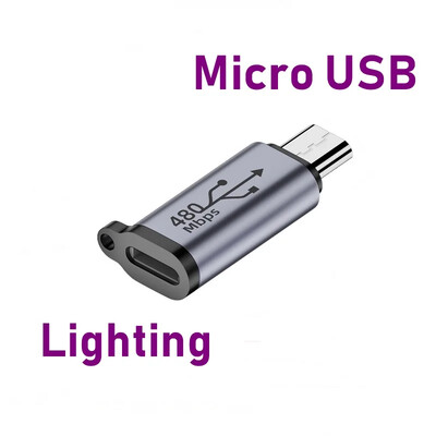 Aluminijski mini USB tip C adapter mikro USB USB-C OTG prijenos podataka pretvarač punjenja za kameru telefon tablet prijenosno računalo U disk