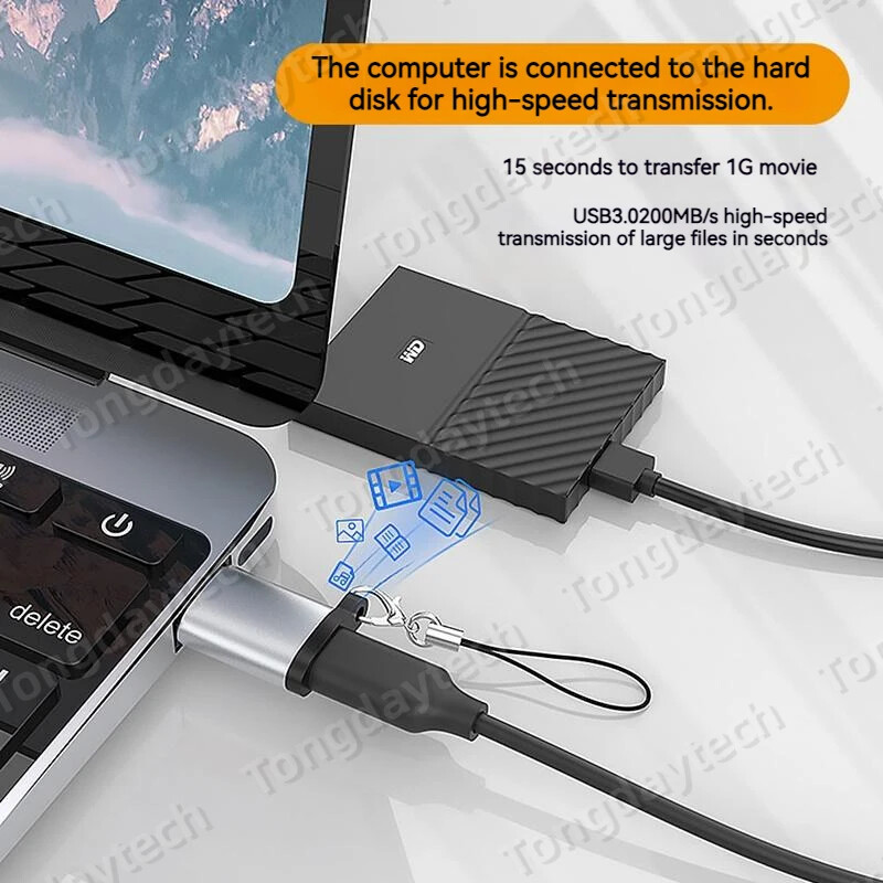 Aluminijski mini USB tip C adapter mikro USB USB-C OTG prijenos podataka pretvarač punjenja za kameru telefon tablet prijenosno računalo U disk