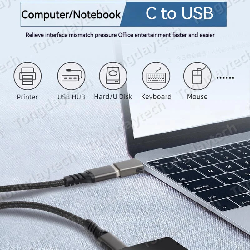 Aluminijski mini USB tip C adapter mikro USB USB-C OTG prijenos podataka pretvarač punjenja za kameru telefon tablet prijenosno računalo U disk
