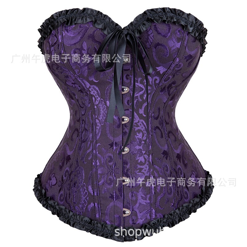 Palača vanjske trgovine ženski jacquard steznik Opskrba tvornice europske i američke seksi odjeće za oblikovanje trbuha 