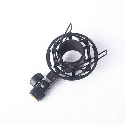 Profesionalni metalni mikrofon Shock Mount Gumb za zaključavanje Smanjenje buke Broadcast Clip Studio za snimanje Držač mikrofona Pauk kondenzator