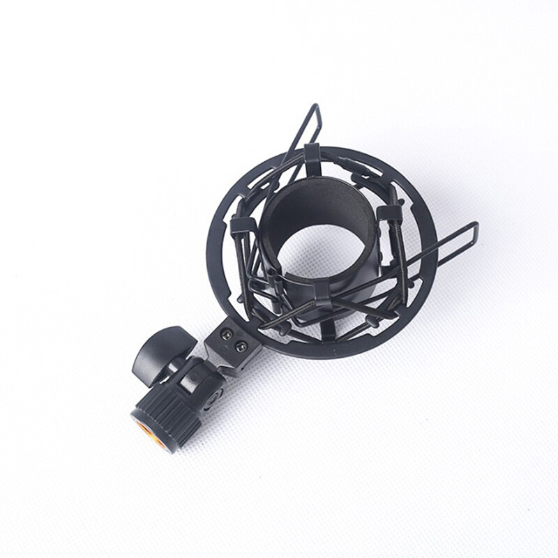 Profesionalni metalni mikrofon Shock Mount Gumb za zaključavanje Smanjenje buke Broadcast Clip Studio za snimanje Držač mikrofona Pauk kondenzator