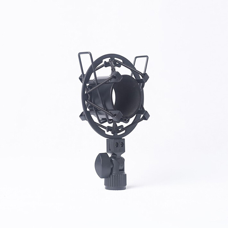 Profesionalni metalni mikrofon Shock Mount Gumb za zaključavanje Smanjenje buke Broadcast Clip Studio za snimanje Držač mikrofona Pauk kondenzator