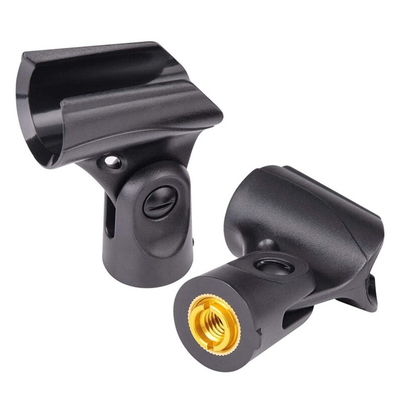 5 vnt Universalūs mikrofono spaustukų laikikliai Mikrofono spaustuko laikiklis su 5/8 colio vyriško iki 3/8 colio moteriško veržlės adapteriu