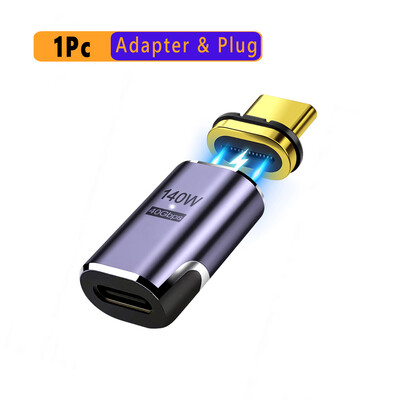140W magnetski USB 4.0 Type-C OTG adapter 40Gbps Alloy Thunderbolt3 brzo punjenje 8K@60HZ Vedio pretvarač za Macbook telefon Ipad