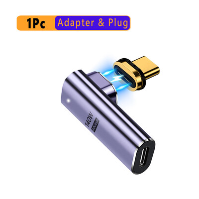 140W magnetski USB 4.0 Type-C OTG adapter 40Gbps Alloy Thunderbolt3 brzo punjenje 8K@60HZ Vedio pretvarač za Macbook telefon Ipad
