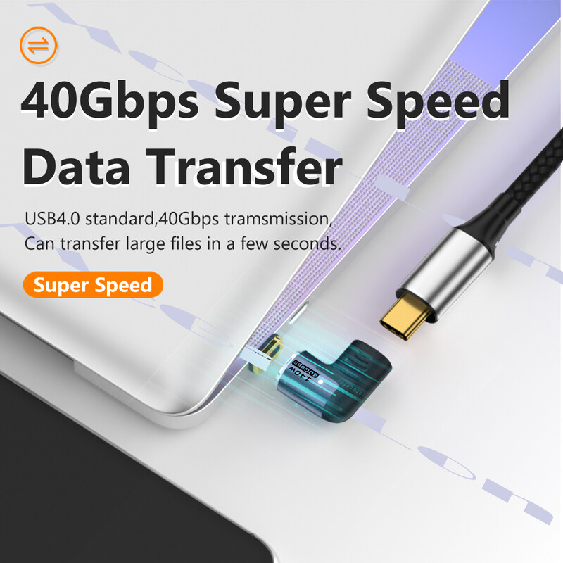 140W magnetski USB 4.0 Type-C OTG adapter 40Gbps Alloy Thunderbolt3 brzo punjenje 8K@60HZ Vedio pretvarač za Macbook telefon Ipad