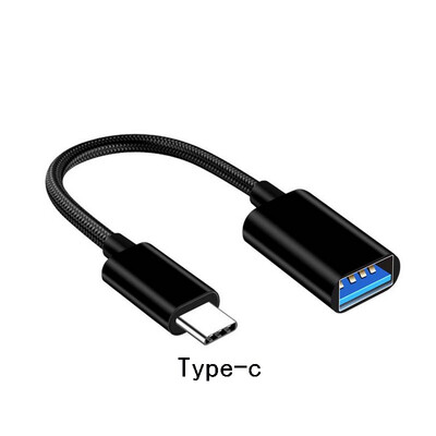 2 u 1 USB 3.0 OTG adapterski kabel za Samsung najlonsku pletenicu Micro USB Type C adapter za sinkronizaciju podataka za Huawei za MacBook Type-C OTG