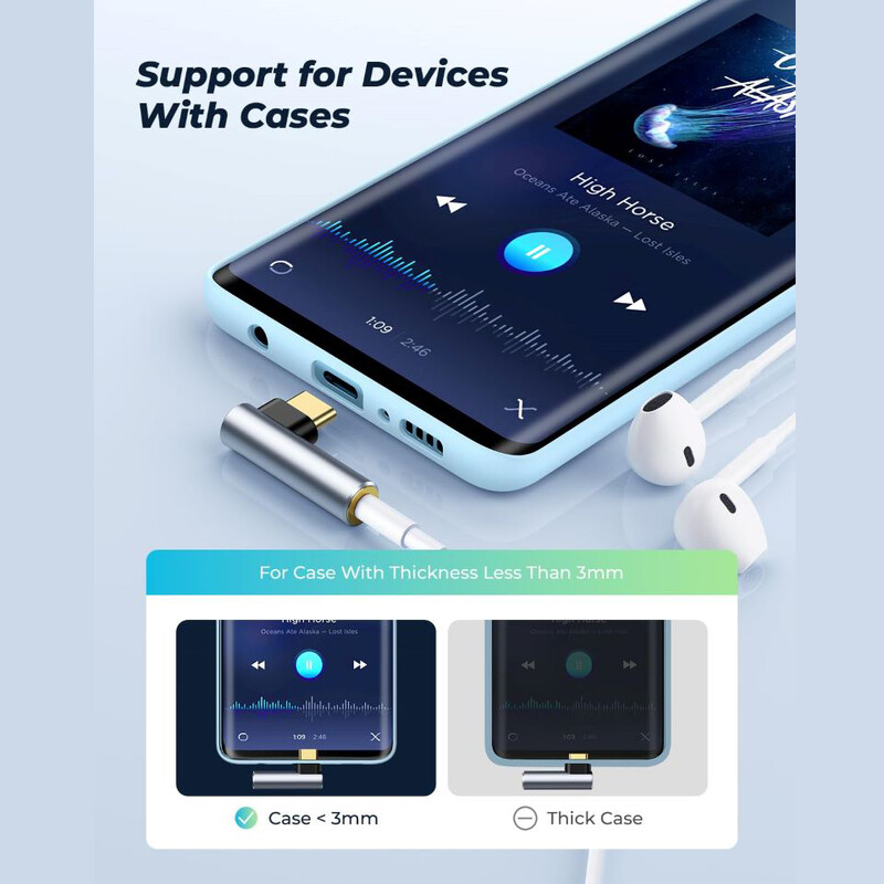 Tip C do 3,5 mm audio adapter Aux Jack konektor koljeno DAC pretvarač slušalica za Samsung S23 Ultra S22 A54 Google Pixel 6 7 Pro