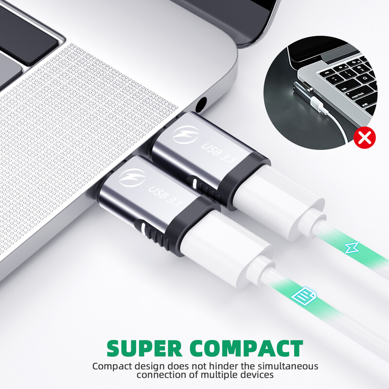 ANMONE 100W USB C magnetski adapter 24 pina USB PD brzo punjenje magneta tipa C pretvarač podataka USBC konektor za MacBook Pro Air