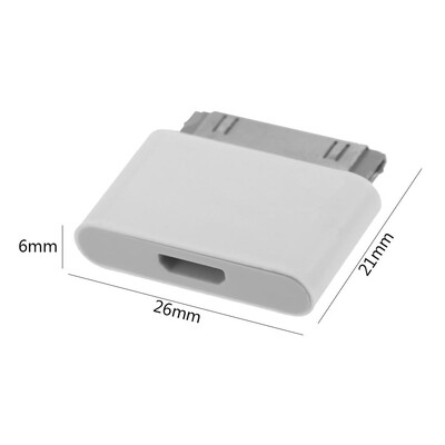 Ženski mikro USB na muški adapter za 30 pinski iPhone4 4S 3G 3GS punjač