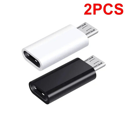 Адаптер за телефон тип C женски към микро USB мъжки OTG конвертор за MacBook таблет лаптоп Samsung микро към USB C конектор приемник
