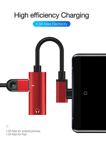 USB Type C към 3,5 mm AUX жак OTG адаптер за Huawei P30 Pro Xiaomi Mi 9 8 Se Oneplus 7 Pro Audio USB C адаптер кабел слушалки