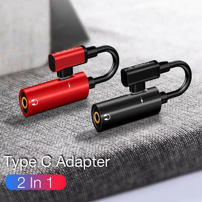 USB Type C към 3,5 mm AUX жак OTG адаптер за Huawei P30 Pro Xiaomi Mi 9 8 Se Oneplus 7 Pro Audio USB C адаптер кабел слушалки