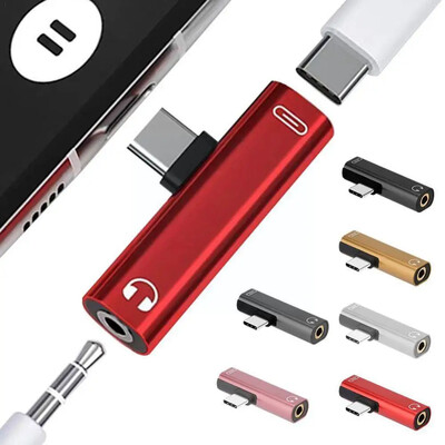 2u1 USB C do AUX 3,5 mm audio kabel PD60W Kabel za brzo punjenje tipa C do 3,5 mm Aux kabel za Xiaomi Redmi Samsung Huawei slušalice