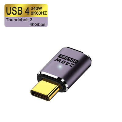 UGOURD USB4 OTG Tip C To C Thunderbolt3 Adapter produžnog kabela L stil muški na ženski na ženski za telefon prijenosno računalo 40Gbps