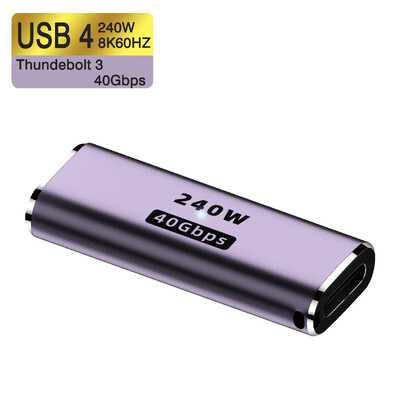 UGOURD USB4 OTG Tip C To C Thunderbolt3 Adapter produžnog kabela L stil muški na ženski na ženski za telefon prijenosno računalo 40Gbps