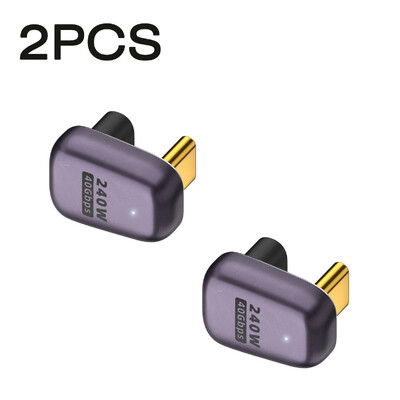 UGOURD USB4 OTG Tip C To C Thunderbolt3 Adapter produžnog kabela L stil muški na ženski na ženski za telefon prijenosno računalo 40Gbps