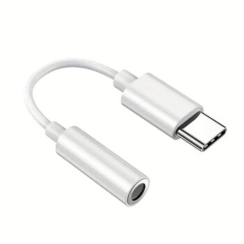 USB тип C към 3,5 mm аудио адаптер, USB C към Aux аудио донгъл кабелен кабел, USB Type C към 3,5 mm женски жак за слушалки, адаптер за P