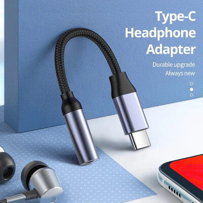 USB Type C do 3,5 mm Aux adapter Type-c 3 5 Jack Audio kabel Kabel za slušalice Pretvarač za Samsung Galaxy S21 Ultra S20 Note 20