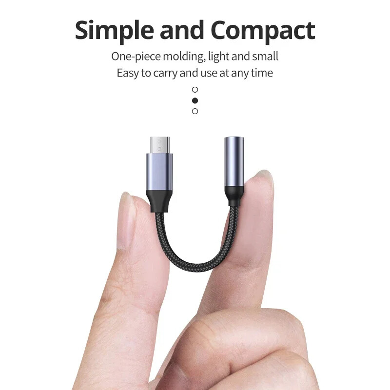USB Type C do 3,5 mm Aux adapter Type-c 3 5 Jack Audio kabel Kabel za slušalice Pretvarač za Samsung Galaxy S21 Ultra S20 Note 20