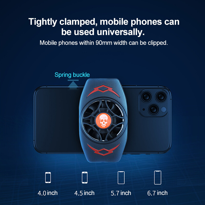 Охладител за аксесоари за мобилни телефони Мобилен вентилатор за охлаждане Охладител за мобилен телефон Охладител за игри Охладител за смартфон Преносими охладители