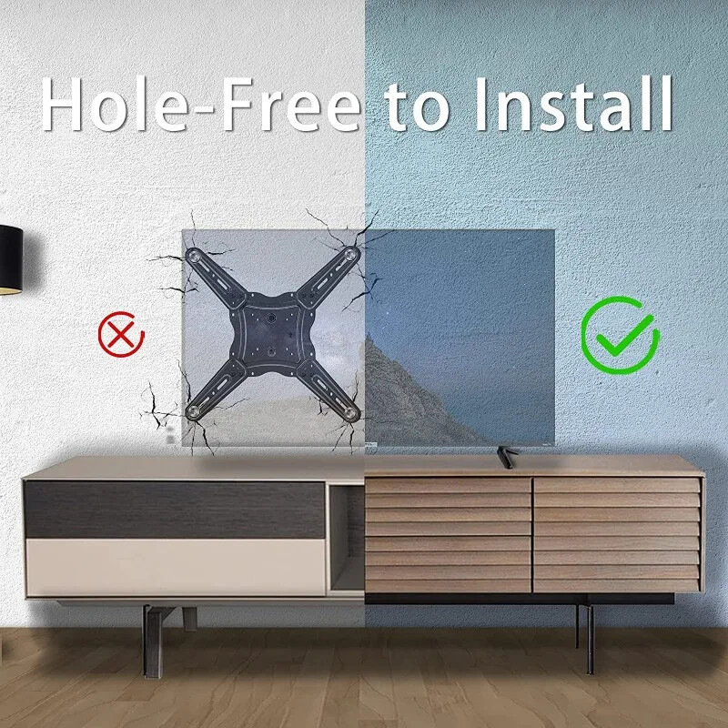 Universaalne telerialuse aluse lauapealne teleri jalad TCL Rokutelerite jaoks koos kruvidega 32-65-tollise telerialuse kinnitusega