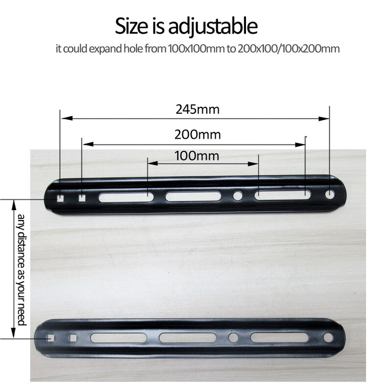 (1 комплект) AD100 TV mount LCD скоба държач адаптер части удължител VESA100X100 към VESA 200X200