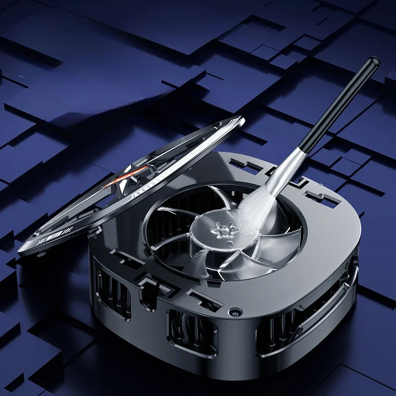 15w Kontrola s tri brzine Snažno hlađenje FS05 Poluvodič Radijator mobilnog telefona Hladnjak Ventilator Digitalni zaslon Magnetska stražnja stezaljka