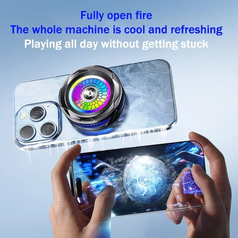 15 W magnetski/pozadinska kopča 2 u 1 poluvodički ledeni rashladni radijator koji se može zamrznuti SL25 Ljetni hladnjak za mobilne telefone PUBG