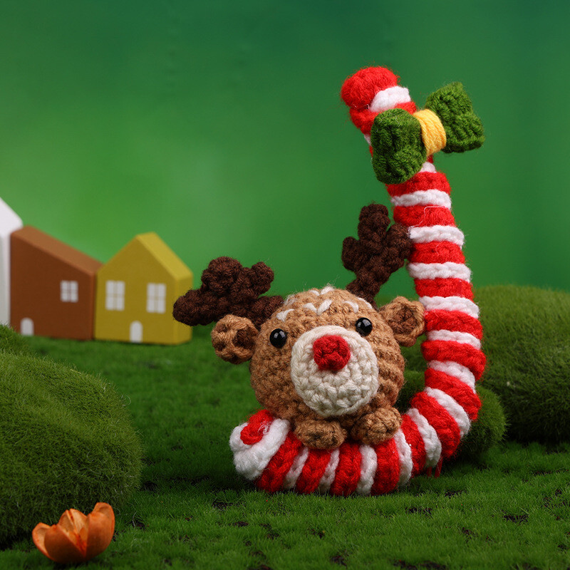 Heegeldatud materjalide pakett Kuum müük inglise keeles Käsitsi valmistatud nukk heegeldatud DIY piiriülese heegeldatud materjali pakett