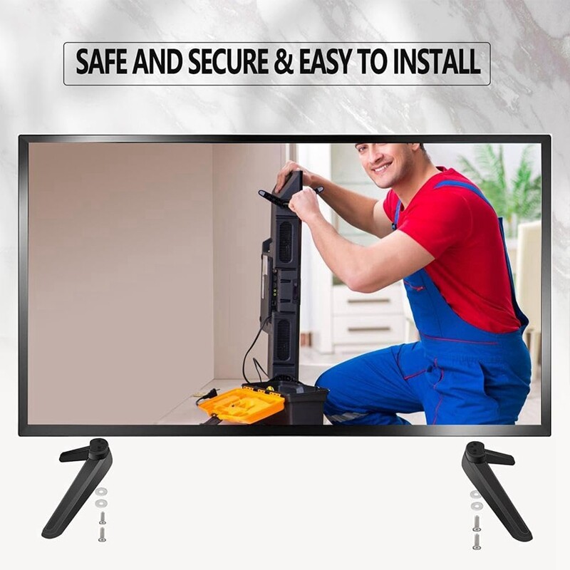Univerzalni TV stalak, Zamjena postolja stolnog TV postolja, Noge za postolje postolja za TV Noge za montiranje postolja za TV 17 mm-20 mm Jednostavna instalacija