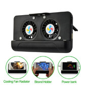 Tip stražnje kopče Ventilatori za hlađenje telefona Radijator za mobitel Hladnjak za stalak Držač s 2200mAh/4400mAh punjivom baterijom