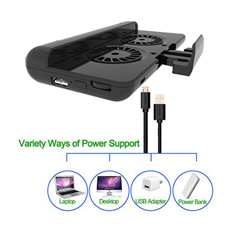 Tip stražnje kopče Ventilatori za hlađenje telefona Radijator za mobitel Hladnjak za stalak Držač s 2200mAh/4400mAh punjivom baterijom
