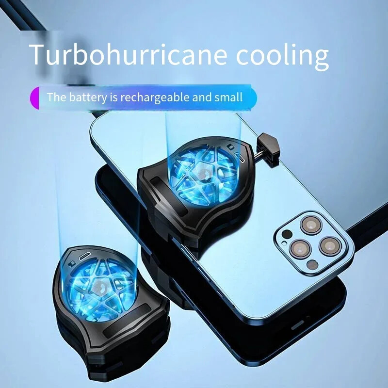 Univerzalni S08 utikač za mobilni telefon, zračno hlađen hladnjak, stražnja stezaljka, jak vjetar, hlađenje mobilnog telefona za iPhone