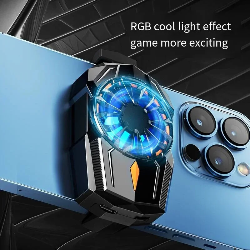 Univerzalni S08 utikač za mobilni telefon, zračno hlađen hladnjak, stražnja stezaljka, jak vjetar, hlađenje mobilnog telefona za iPhone