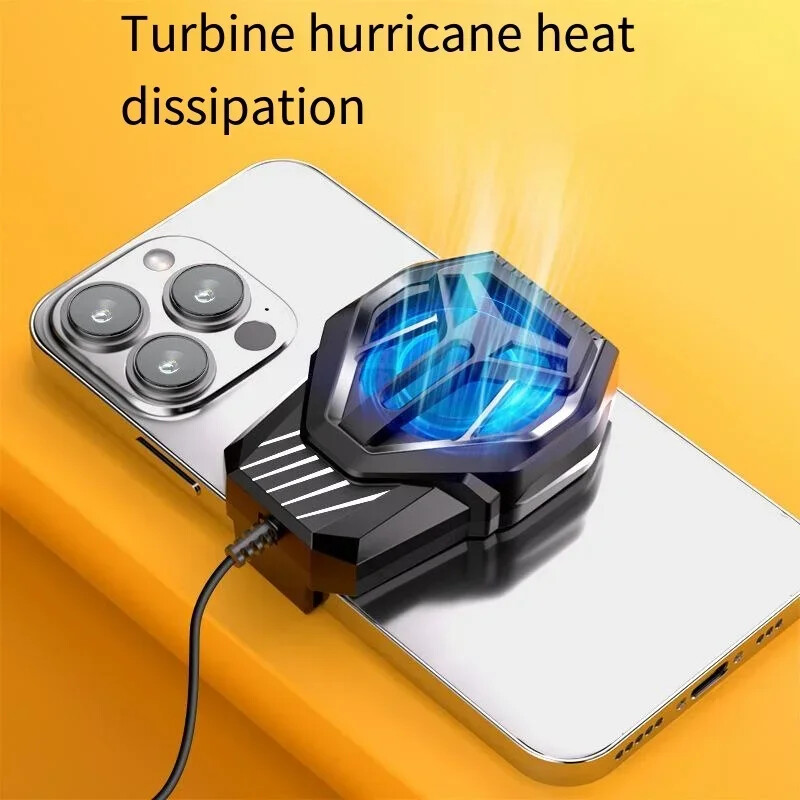 Univerzalni S08 utikač za mobilni telefon, zračno hlađen hladnjak, stražnja stezaljka, jak vjetar, hlađenje mobilnog telefona za iPhone