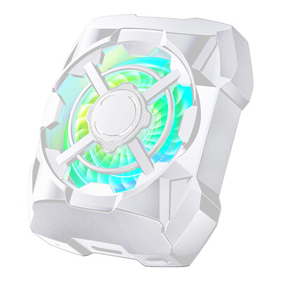 Prijenosni punjivi hladnjak za telefon s plavim svjetlom, bežični magnetski hladnjak za mobilni telefon, 3 brzine, podesivi ventilator za hlađenje telefona