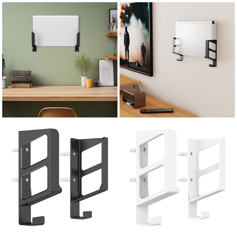 Nosač za zidnu montažu za WiFi usmjerivač s integriranim upravljanjem kabelima koji štedi prostor Držač stalka za dnevni boravak spavaća soba