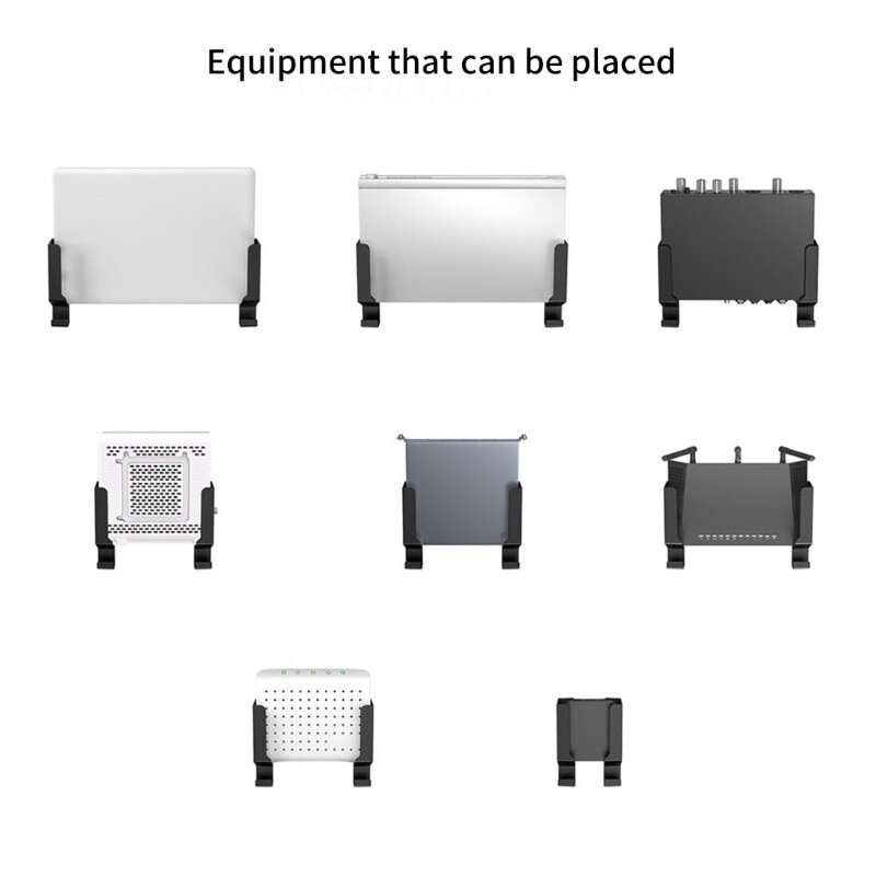 Nosač za zidnu montažu za WiFi usmjerivač s integriranim upravljanjem kabelima koji štedi prostor Držač stalka za dnevni boravak spavaća soba