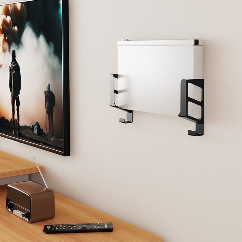 Nosač za zidnu montažu za WiFi usmjerivač s integriranim upravljanjem kabelima koji štedi prostor Držač stalka za dnevni boravak spavaća soba