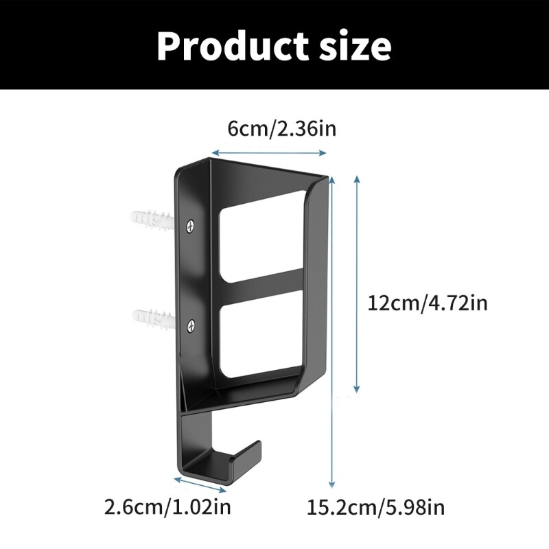 Nosač za zidnu montažu za WiFi usmjerivač s integriranim upravljanjem kabelima koji štedi prostor Držač stalka za dnevni boravak spavaća soba